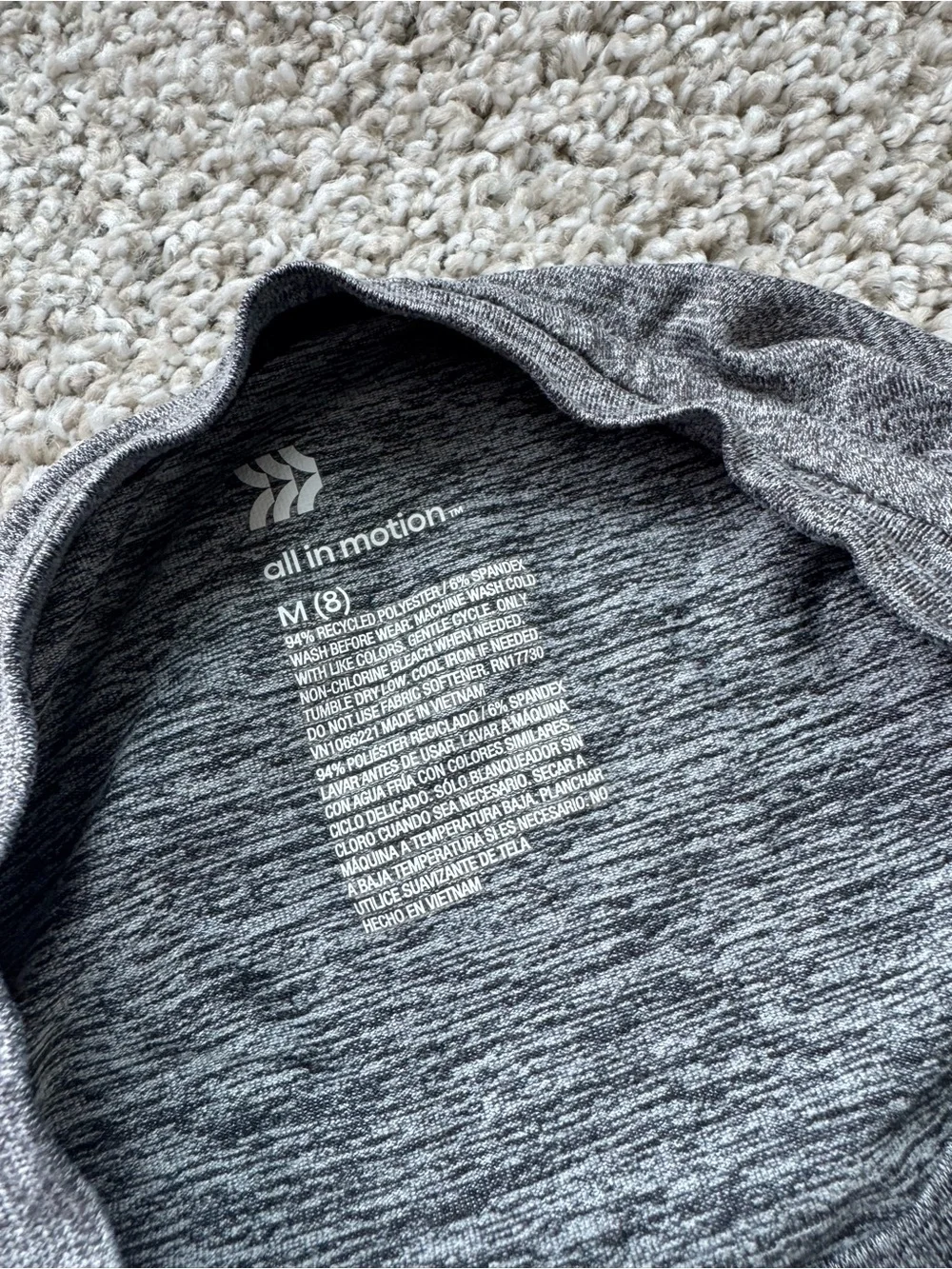 boys All in Motion dark gray shirt - M (8)